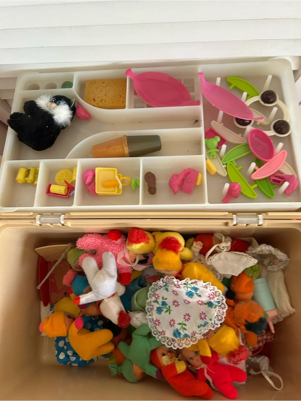 Vintage Assorted Matchbox Baby Dolls and Accessories